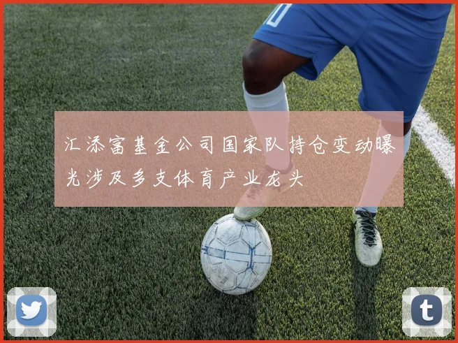 汇添富基金公司国家队持仓变动曝光涉及多支体育产业龙头